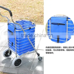 Large Size Shopping Trolley With Cover thumbnail-4