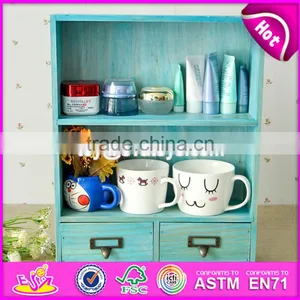 2017 New Products High Quality Wooden Desktop Shelf for Sale W08C173 thumbnail-1
