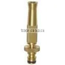 Brass Garden Hose Nozzle With 3",3.5",4" Adjustable Spray Straight Water Jet to Hollow Spray thumbnail-1