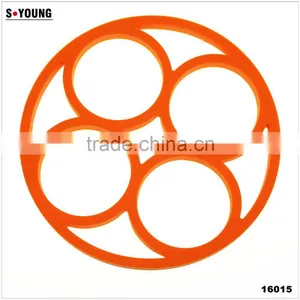 16009 Heart Shape Silicone High Temperature Heat Insulation Mat Kitchenwares Silicone Mat Flexible Silicone Heating Mat thumbnail-6