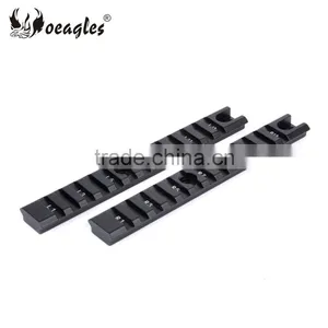 Oeagles D002 Picatinny Rail 21mm Rail for Rilfe Flashlight Scope Mount Weaver,1 Pair thumbnail-4