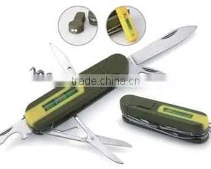 Multi Function Knife, Plastic W/ LED&Level thumbnail-1