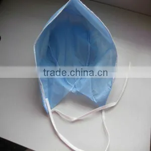 Sterile Disposable Nonwoven Fabric Medical Surgical Doctor Banded Cap thumbnail-1