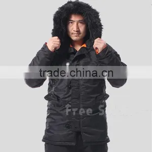 Seibertron N-3B Parka Men's Winter Outdoor Parka Military Windbreaker Parka thumbnail-1