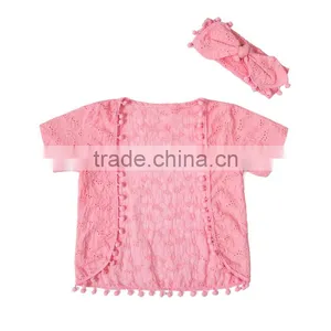 Wholesale Crocet Lace Vest Flower Pattern for Baby thumbnail-2