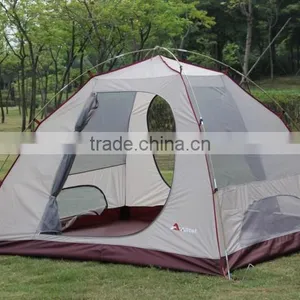 T22 Double Big Camping Tent 2 Room Family Tent 3-4 People thumbnail-5