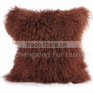 CX-D-04V Lamb Fur Pillow Cases Factory Fashion 100% Competitive Price Cheap Wholesale Pillow thumbnail-4