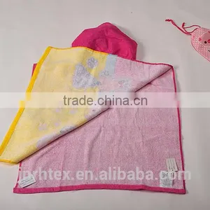 Trade Assurance Ring Spun Cotton Screen Printing Velour Kids Poncho Hooded Beach Towel thumbnail-3
