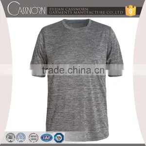New Arrival Short Sleeve Crew Neck Marled t Shirt Wholesale China thumbnail-1