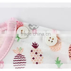 Short Sleeve Pineapple Pattern Baby Clothes Set Wholesale High Quality Children Clothes Set thumbnail-4