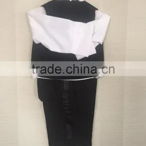 2017 New Style Latest Design China High Quality Boy 3 Pieces Vest Suit thumbnail-5