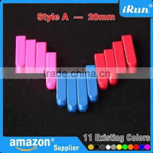 MOQ:100 Pcs - 20mm Rectangle Metal Aglet Tip Shoelaces for Trainer Sports Shoe Laces - Customized Package / Color / Logo Aglets thumbnail-3