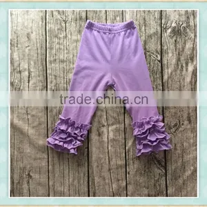 2017 Popular Baby Girls Halloween Ruffle Pants Kids Clothes Wholesale China Garment Factory Supply Baby Leggings thumbnail-1