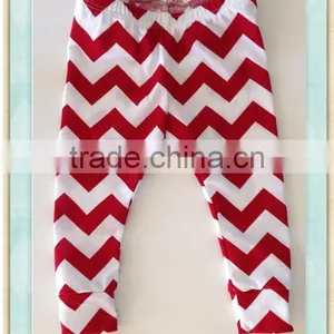 Baby Leggings Toddler Leggings Girls Long Pants Trousers Black White/Red White Jugged Fall Leggings, 2 Colors thumbnail-3