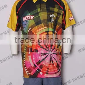 Custom Design Sublimated Dart Jersey Mens Darts Shirts Fashion Design for Dart Clothing thumbnail-3