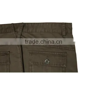 High Quality Bulk Wholesale Cheap 100% Cotton Work Trousers Pants European Style Mens Chino Pants thumbnail-5