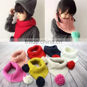 Fashion Lovely All Acrylic Soft Comfortable Small Kitting Children Neckerchief thumbnail-1