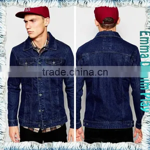 2016 Hot New Men's Vogue Blue Denim Jackets Street Wear Styles Outwears thumbnail-2