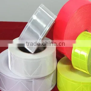 High Visibility PVC Crystal Reflective Tape for Safety Clothing thumbnail-3