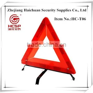 Vehicle Reflective Triangle Warning Frame For Roadway Safety thumbnail-1
