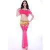 Milk Silk Belly Dance Practice Costumes Dancewear , Chest Short Sleeves thumbnail-1