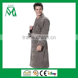 Cotton Terry Cloth of Men's Bathrobes thumbnail-1