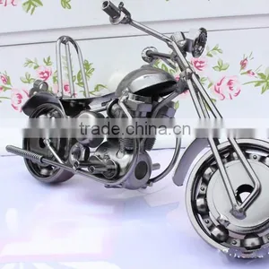 Handmade Metal Motorcycle Model Iron Craft Decoration & Gift New thumbnail-4