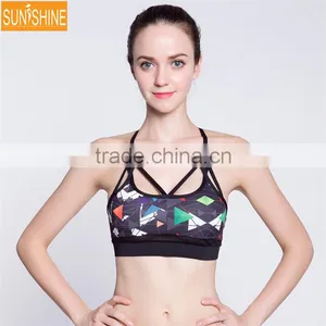 Hot Sales Wholesale OEM Pictures of Girls In Panties Sexy Yoga Bra thumbnail-1