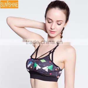 Hot Sales Wholesale OEM Pictures of Girls In Panties Sexy Yoga Bra thumbnail-2