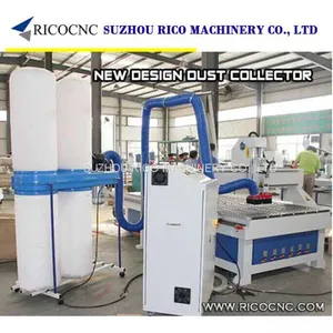 Portable 1.1KW 1.5KW Woodworking Industrial Dust Extractors Machinery for Woodworkers Dust Collection thumbnail-2