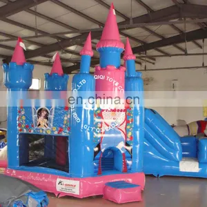 Princess Inflatable Suit Boucer With Slide Kids Game thumbnail-1
