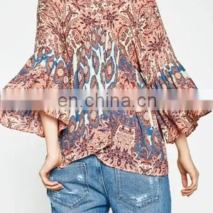 Beautiful Lady Flower Blouse thumbnail-3
