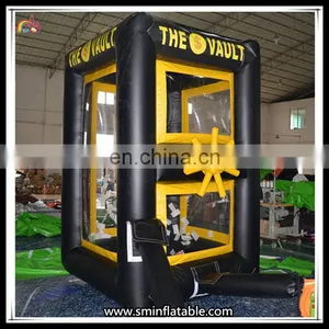 New High Quality Inflatable Cash Booth Cube Cash Grab Money Matchine On Sale thumbnail-1