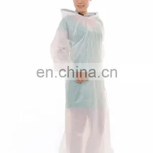 Disposable Cheap Adult Printed Rain Coat thumbnail-1