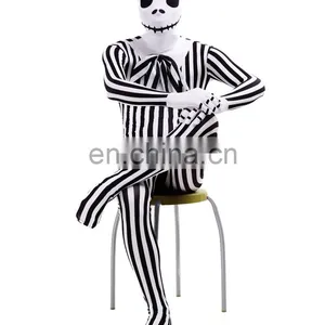 Zentai Full Body Lycra Spandex Jack Skull Unisex Adult Party Cosplay Costume thumbnail-3