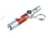 High Power Aluminum Keychain Flashlight With Compass thumbnail-1