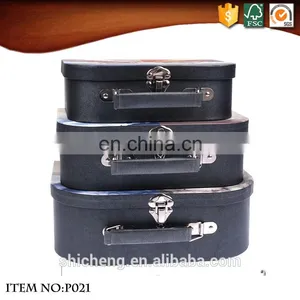 Cardboard Storage Suitcase With Distinct Pattern thumbnail-1