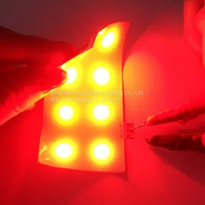 Latest Technology Flashlight Soft COB Chips 3v 3w Red White Led Daytime Running Lights,360 Degree Flexible COB LED Drl thumbnail-5