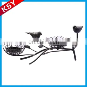 Popular Excellent Quality White Tall Safe Metal Geometric Candle Holder Lantern Insert thumbnail-4