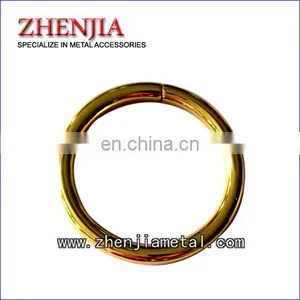 Various Size Genuine Gold Plated Iron O Ring thumbnail-1