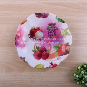 TX8008 PLASTIC SMALL SIZE ROUND PLATE CHEAP PLATE FOOD PLATE thumbnail-3