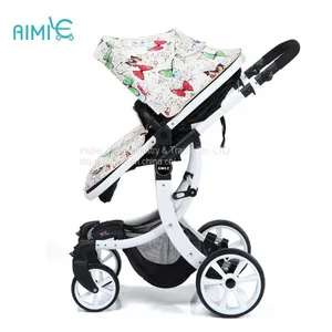 2018 Deluxe New Model Baby Stroller China Factory 3 in 1 Pram thumbnail-3