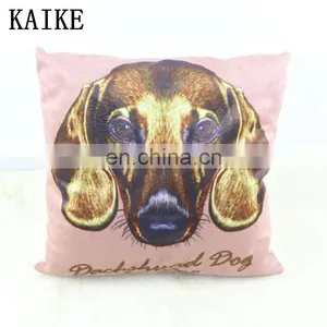 Custon Fashion Soft Printing Plush Dog Cushion Headboard Bed thumbnail-3