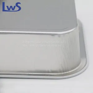 Airline Disposable Food Grade Aluminium Foil Container With Lid thumbnail-4