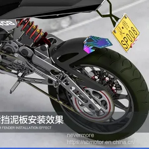 Spirit Beast Motorcycle Modified Universal Cool Fender Cover L1 thumbnail-2