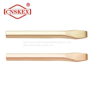 Spark Proof Hand Tools Beryllium Copper and Aluminum Bronze 6 Point Hexagonal Chisel thumbnail-1