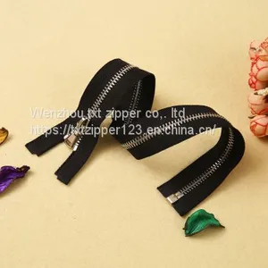 #3 #4 #5 #8 #10 Metal Brass Zipper With Y Teeth Open End thumbnail-1
