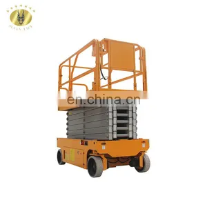 7LGTJZ Shandong SevenLift Cheap Scissor Hydraulic Battery Auto Ladder Automobile Elevators Lift thumbnail-1