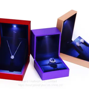 China Factory Price Square LED Ring Box With Custom Logo thumbnail-4