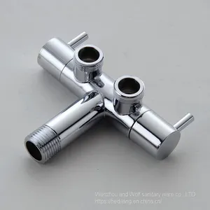 Three Way Angle Valve Water Separator Eight Valve Washing Machine Switch Triangle Valve thumbnail-3